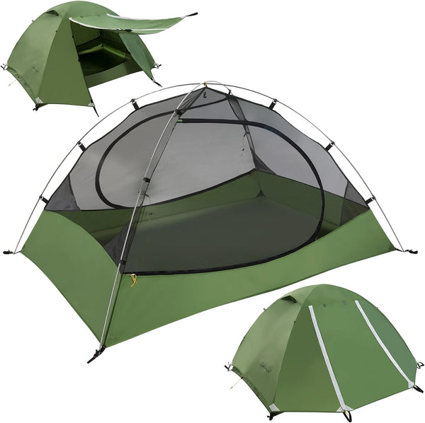 Polaris lightweight backpacking tent 3-4 person ultralight camping