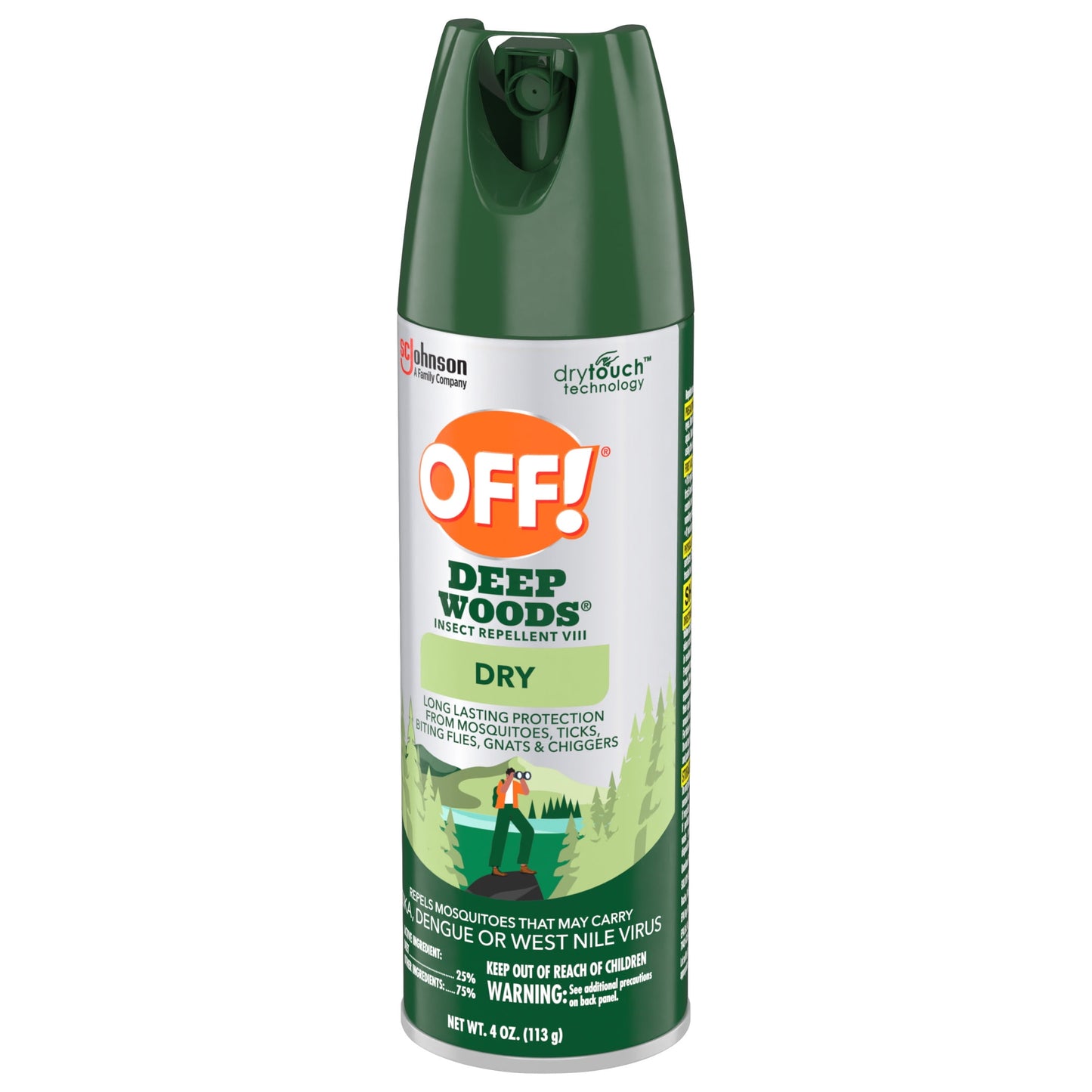 Deep Woods Long Lasting Protection Insect Repellent Aerosol with 25% Deet - 4 oz - Peak Performance Outfitters