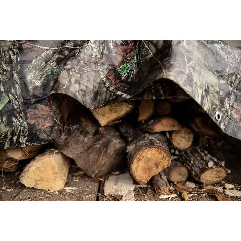 Brown Medium Duty Tarp - 12 ft x 9 ft, Lightweight and Durable - Peak Performance Outfitters