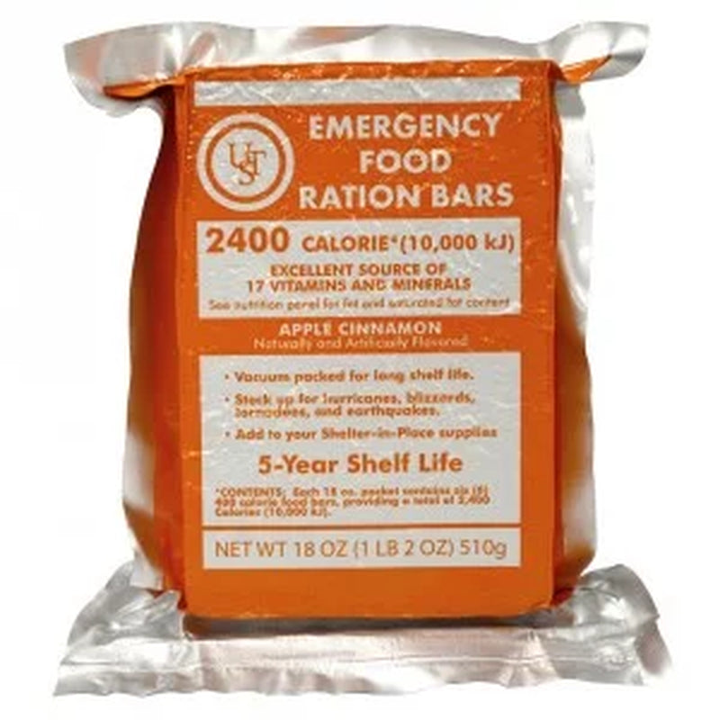 Emergency Food Ration Bar with 5-Year Shelf Life - 6 Servings - Peak Performance Outfitters