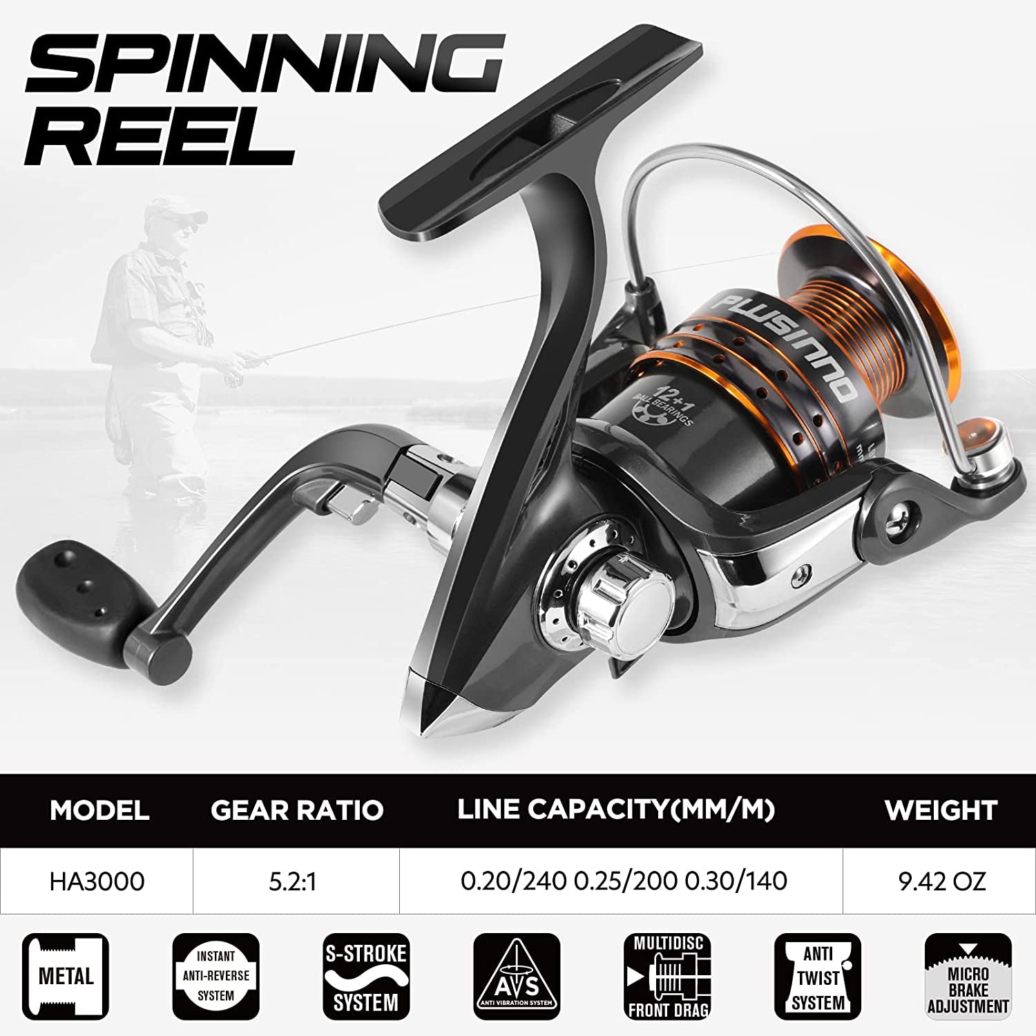 Carbon Fiber Telescopic Fishing Rod and Reel Combo for Saltwater and Freshwater Fishing - Peak Performance Outfitters