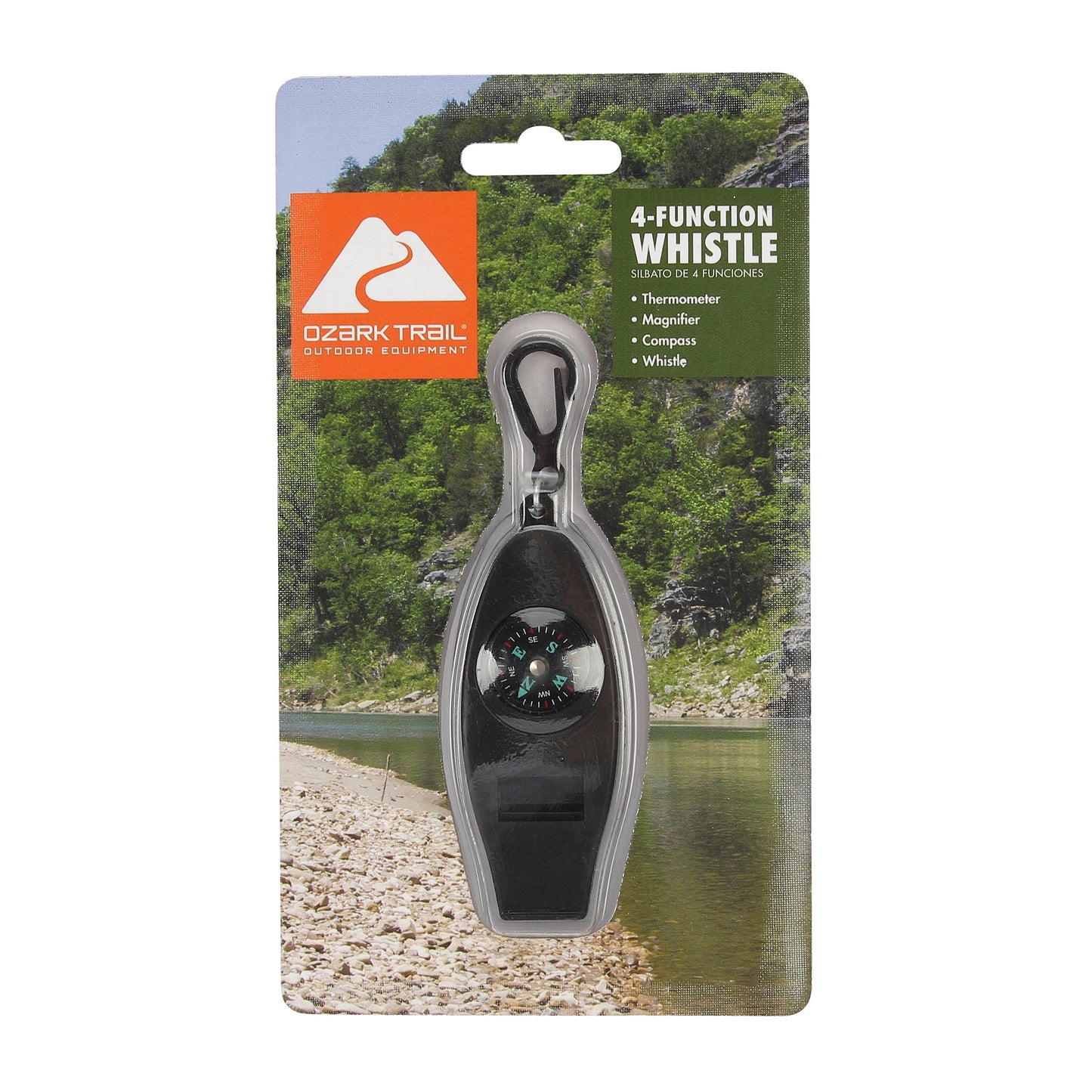 Black 4-Function Plastic Whistle - Peak Performance Outfitters