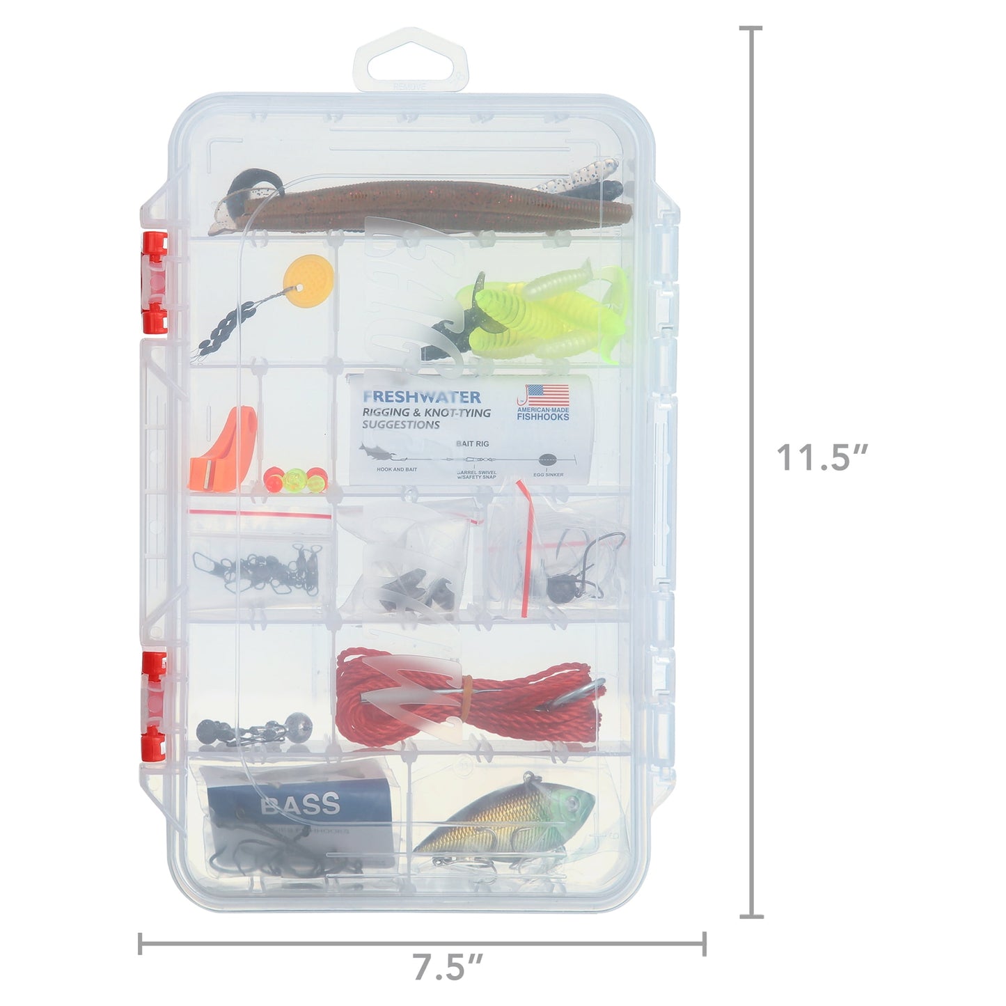 Professional Fishing Tackle Kit with 55 Pieces - Peak Performance Outfitters