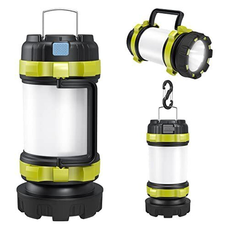 Rechargeable Camping Lantern with 4000mAh Power Bank and Flashlight - Peak Performance Outfitters