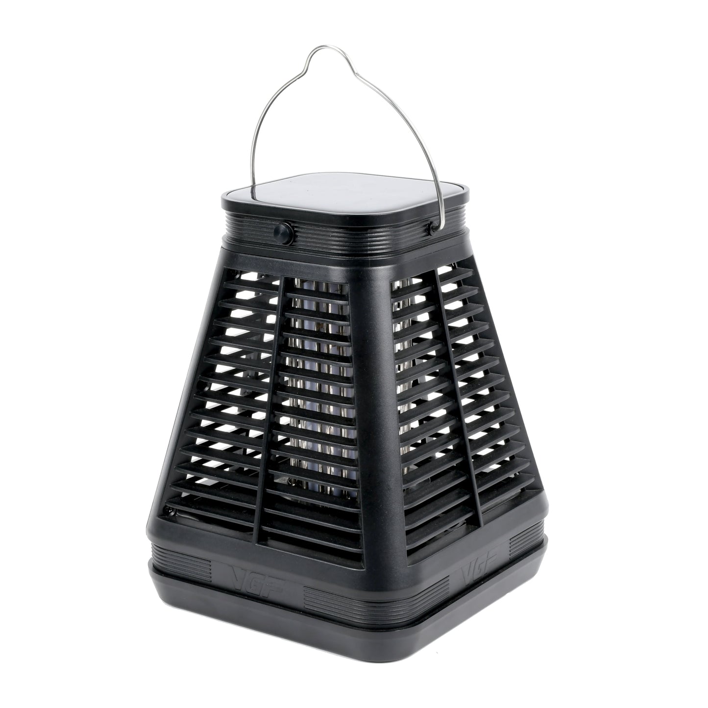 Portable Black Solar Power Bug Zapper with LED Lamp Light Bulb - Insect Eliminator & Mosquito Killer - Peak Performance Outfitters