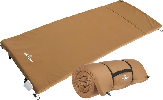 Canvas Camp Pad - Durable Sleeping Pad for Car Camping in Brown - Peak Performance Outfitters