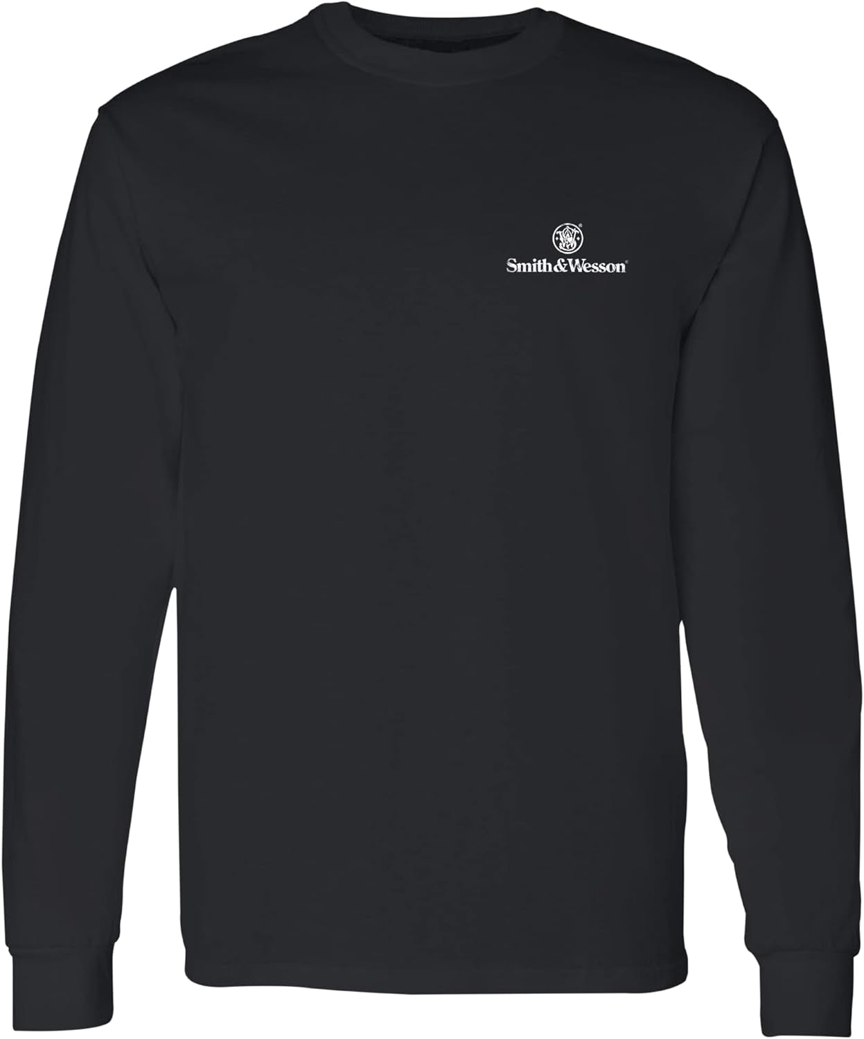 Smith & Wesson Men's Long Sleeve T-Shirt with Trademark Emblem Logo - Peak Performance Outfitters