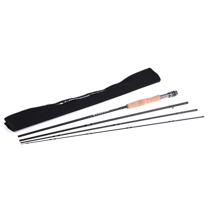 9' Fly Fishing Rod and Reel Combo with Carry Bag 10 Flies Complete Starter Package Fly Fishing Kit
