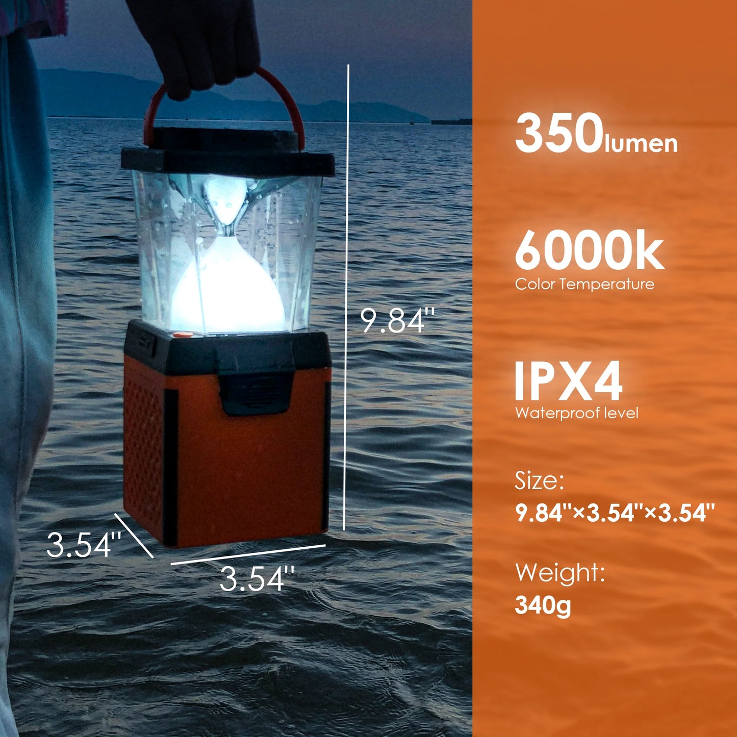 Hydrocell Salt Water Powered Lantern - Peak Performance Outfitters