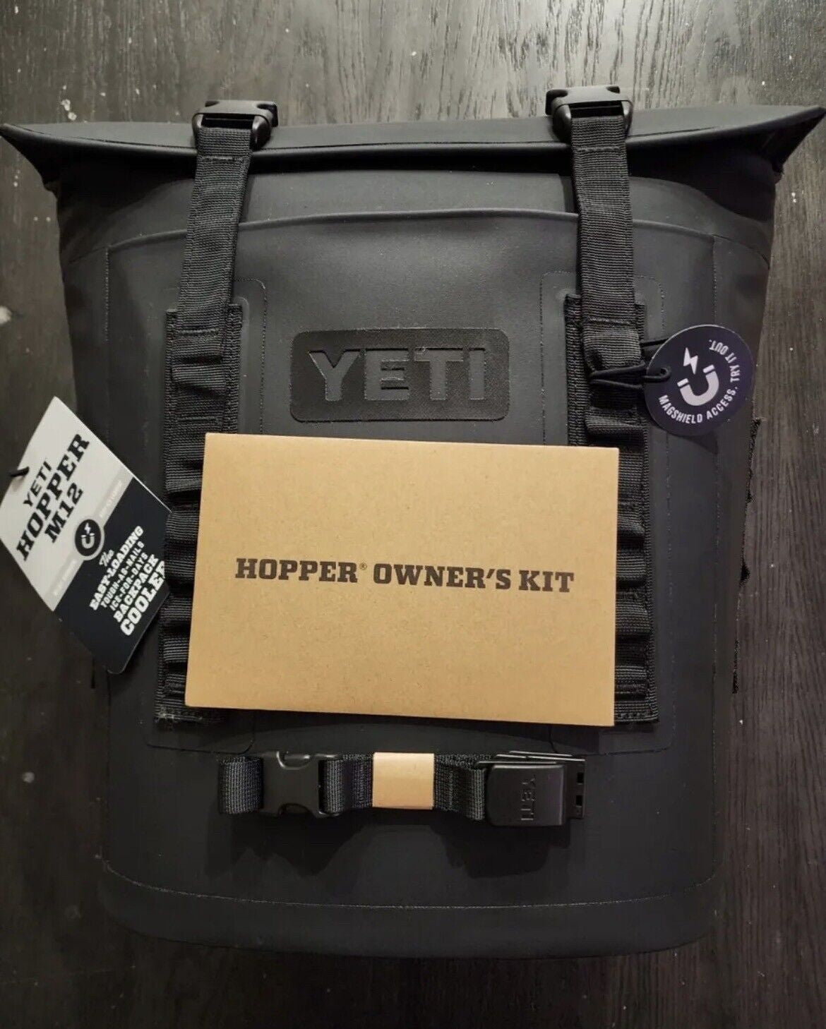 YETI Hopper M12 Soft Backpack Cooler in Black - Pre Dawn Limited Edition Model - Peak Performance Outfitters