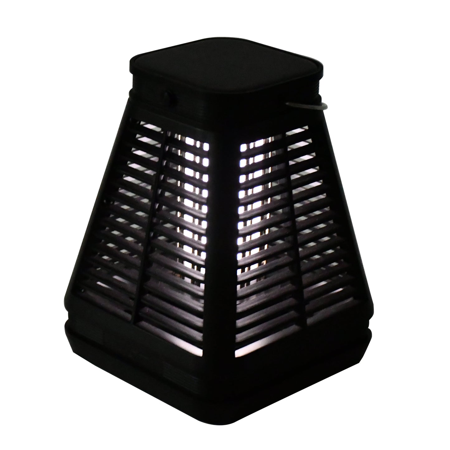 Portable Black Solar Power Bug Zapper with LED Lamp Light Bulb - Insect Eliminator & Mosquito Killer - Peak Performance Outfitters