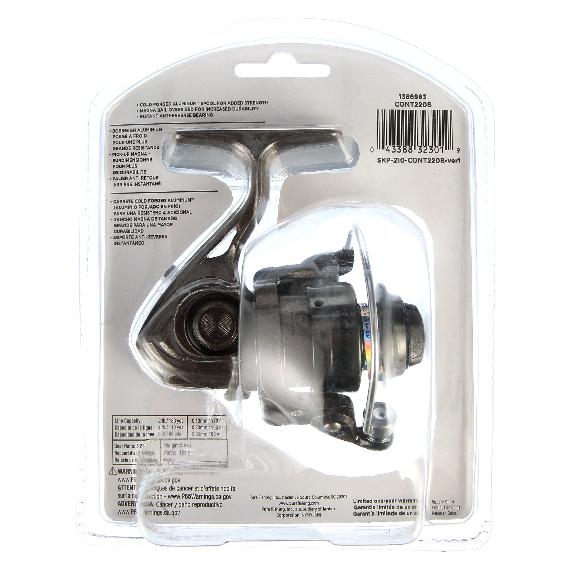 High-Quality Spinning Fishing Reel by Contender - Peak Performance Outfitters