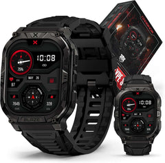 CARBINOX Blaze Smart Watch with GPS – Rugged Fitness Trackers, IP69K Waterproof, 170+ Sports Modes, Gorilla Glass, Make/Receive Calls, Android & Ios Compatible