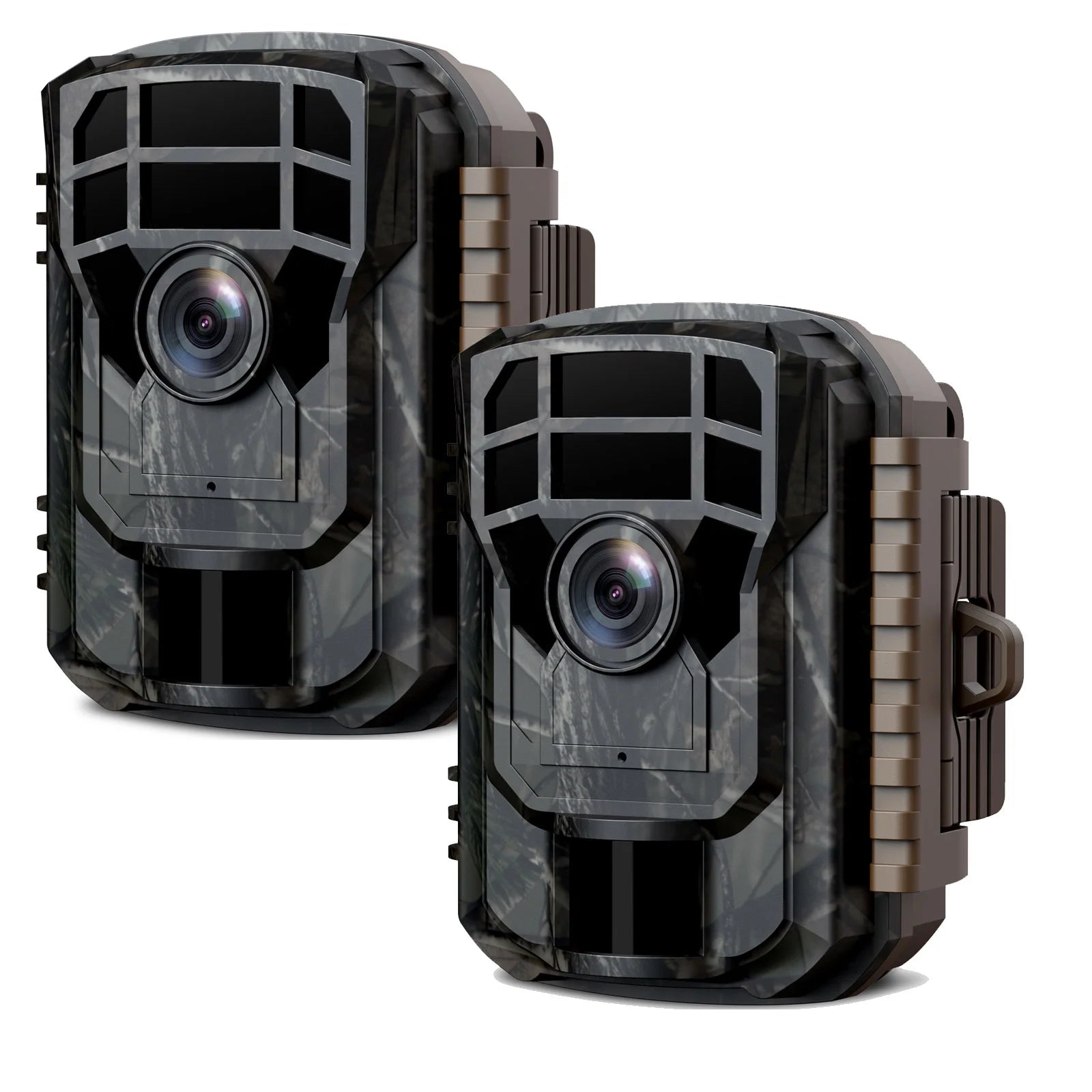 Campark 2-pack trail cameras 36MP 2K with night vision and IP66 waterproof housing