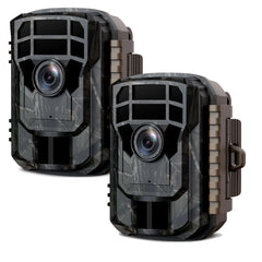 Campark 2-pack trail cameras 36MP 2K with night vision and IP66 waterproof housing