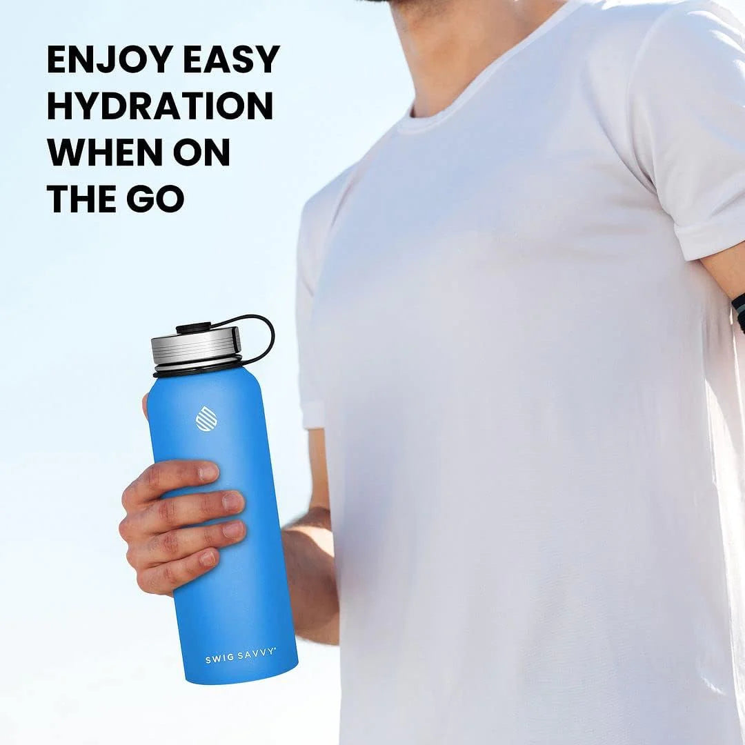 Insulated Stainless Steel Sports Water Bottle - 32 oz - Peak Performance Outfitters