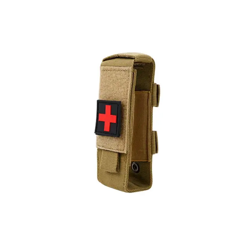 Tactical First Aid Kit with CAT Tourniquet, Shear, and MOLLE Pouch - Ideal Gift for First Aid