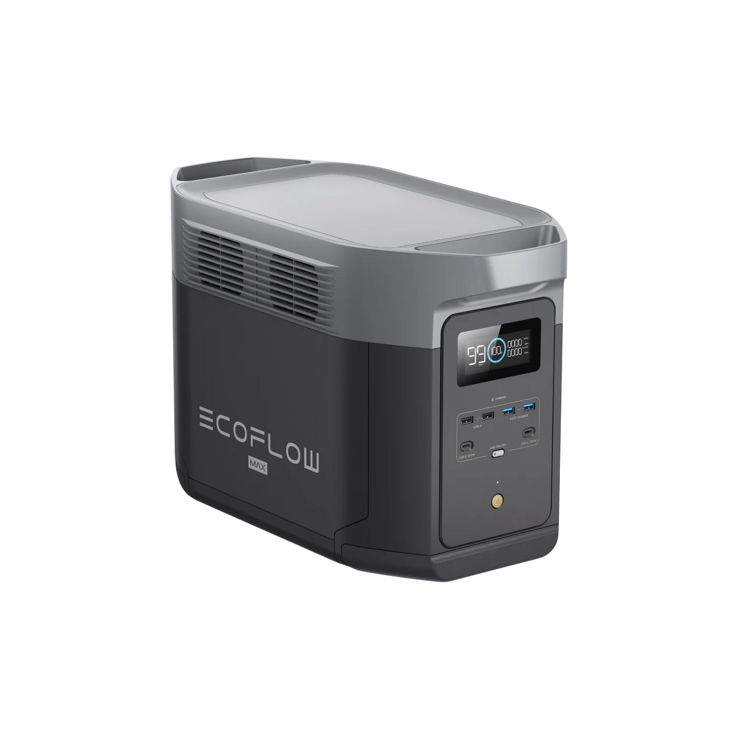 Ecoflow Portable Power Station DELTA 2 Max, 2400W LFP Solar Generator, 2046Wh Solar Powered Generator for Home Backup