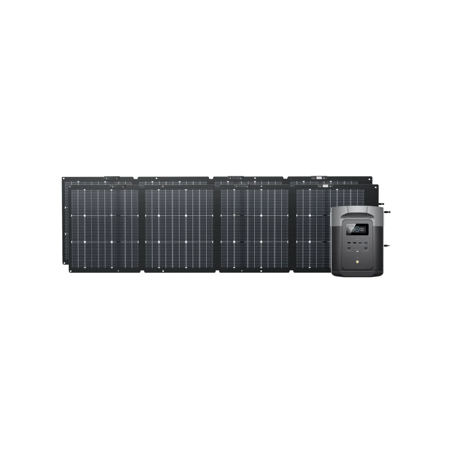 Ecoflow Portable Power Station DELTA 2 Max, 2400W LFP Solar Generator, 2046Wh Solar Powered Generator for Home Backup