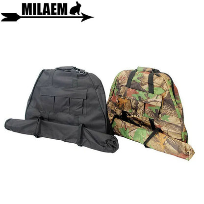 Archery hunting backpack with bow holder