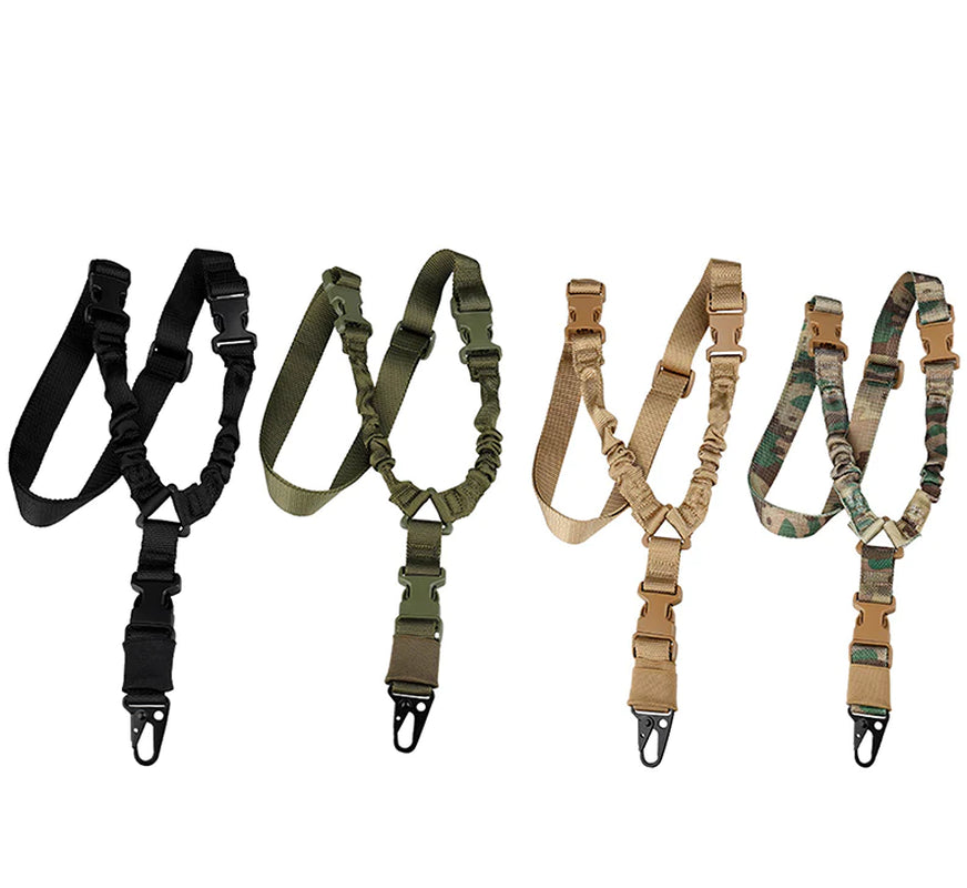 Durable Tactical Single Point Rifle Sling with Adjustable Length and Quick Detach Buckle - Peak Performance Outfitters