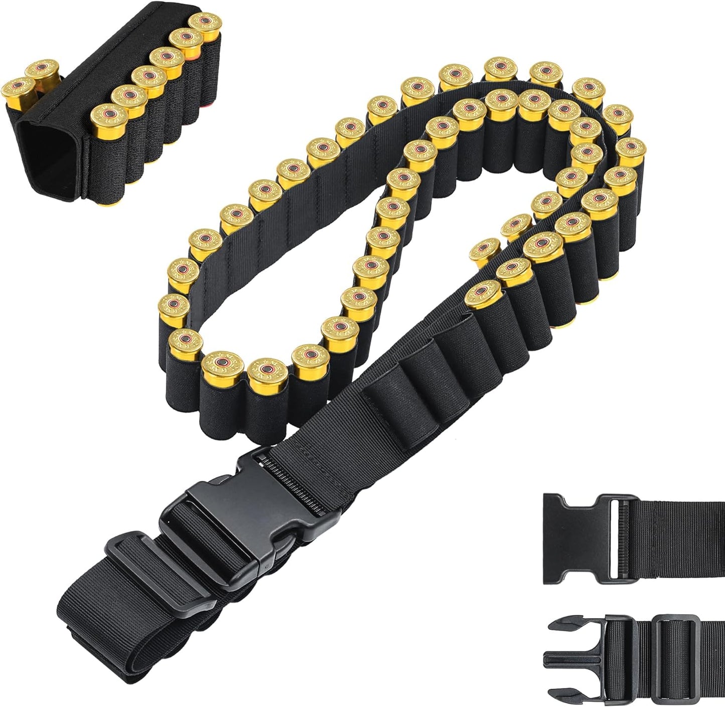 Adjustable Tactical Shotgun Shell Bandolier with Optional Shotgun Shell Holders for Hunting - Peak Performance Outfitters