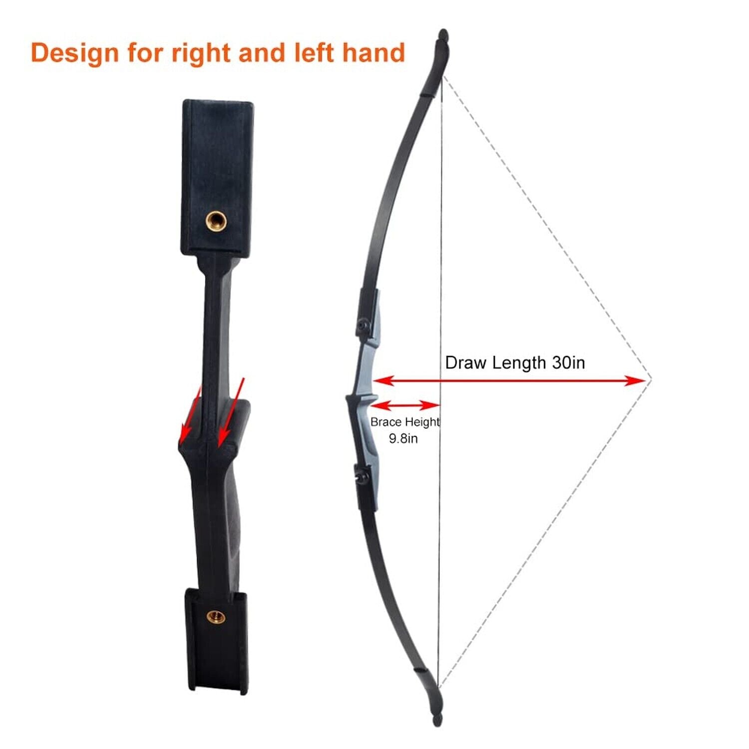 Archery Takedown Recurve Bow and Arrow Set for Youth and Adult Beginners - Peak Performance Outfitters