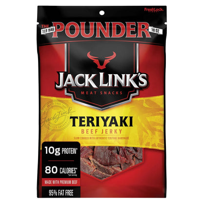 Jack Link's Beef Jerky, Teriyaki 16 oz - Peak Performance Outfitters