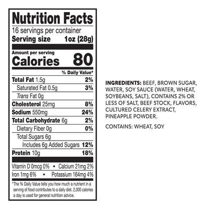 Jack Link's Beef Jerky, Teriyaki 16 oz